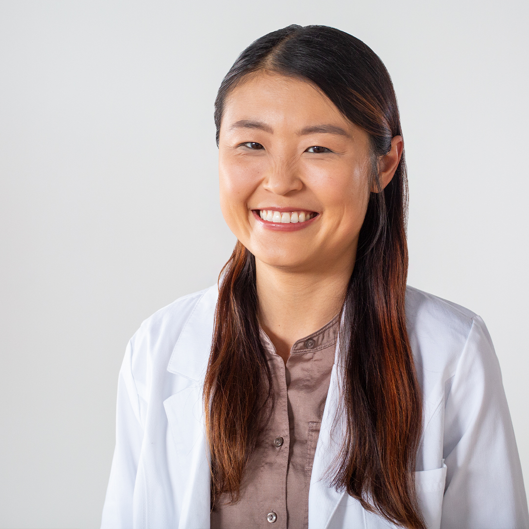 A posed headshot of Oncology clinical pharmacist Sharon Zhong.